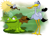 Game Frogs vs. Storks